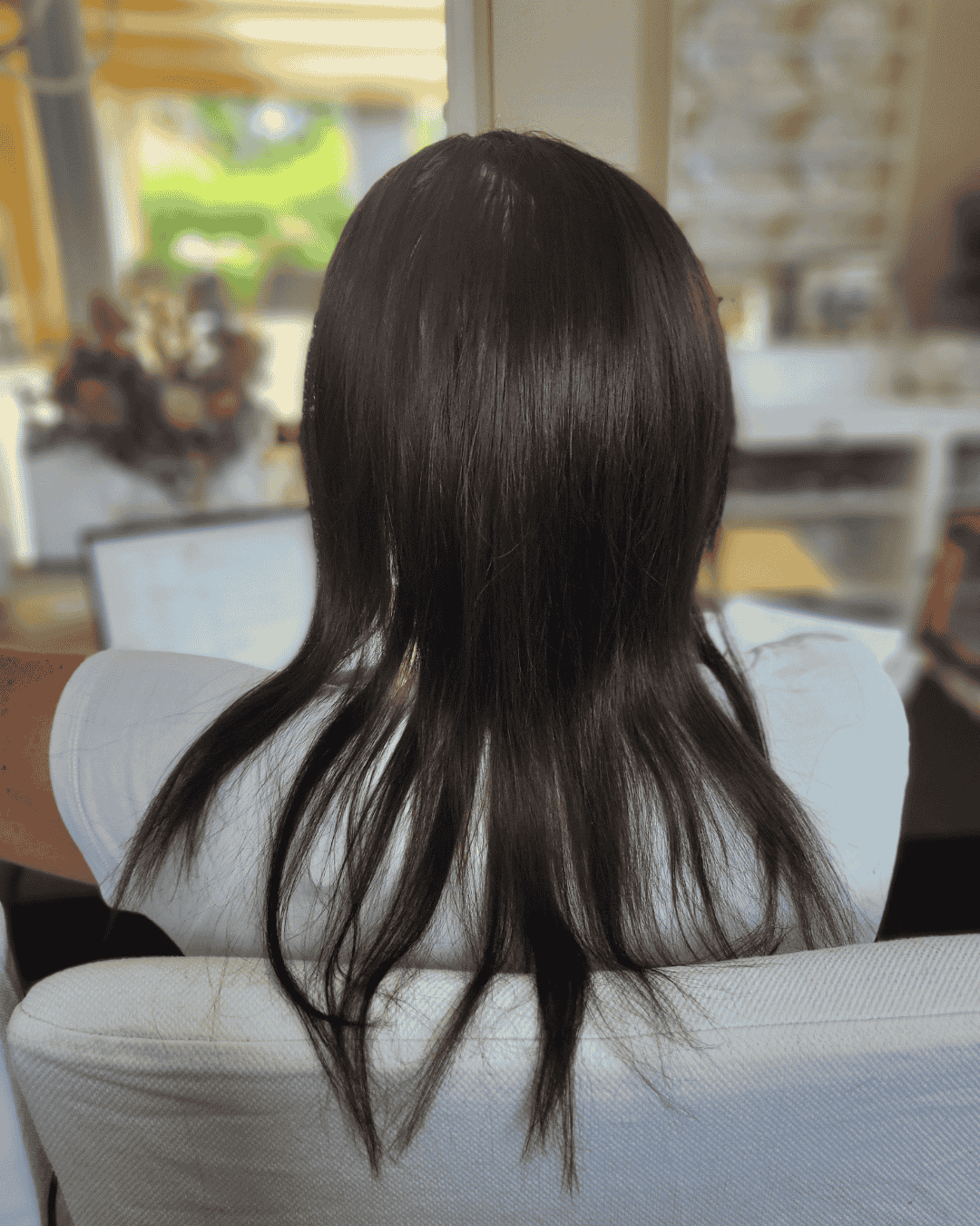 Haar vor der Farb- und Schnittveränderung im Berliner Salon von Fiona Giganti